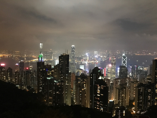 ヴィクトリア・ピークからの夜景