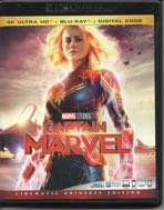 CAPTAIN MARVEL 4K UHD Blu-rayジャケット