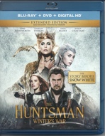 THE HUNTSMAN WINTER'S WAR Blu-rayジャケット