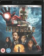 IRON MAN 2 4K UHD Blu-ray UKジャケット
