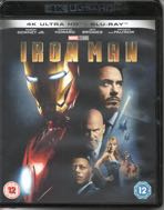 IRON MAN 4K UHD Blu-ray UKジャケット