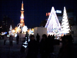 大通り公園ライトアップショー