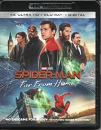 SPIDER-MAN:FAR FROM HOME 4K UHD Blu-rayジャケット