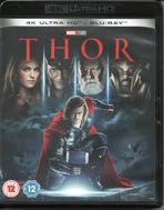 THOR 4K UHD Blu-ray UKジャケット