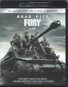 FURY 4K UHD Blu-rayジャケット
