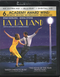 La La Land 4K UHD Blu-ray ジャケット