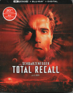 TOTAL RECALL 4K UHD Blu-ray ジャケット