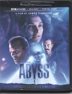 THE ABYSS 4K UHD Blu-rayジャケット