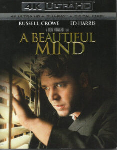 A BEAUTIFUL MIND 4K UHD Blu-rayジャケット