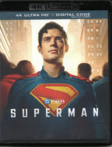 SUPERMAN（2025）4K UHD Blu-rayジャケット